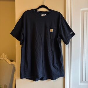 Carhartt Navy Relaxed Fit Crew Shirt